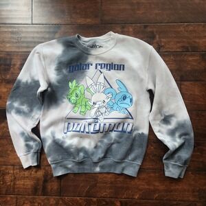 Pokémon Galar Region Starters Group Tie-Dye Crewneck-BoxLunch Exclusive